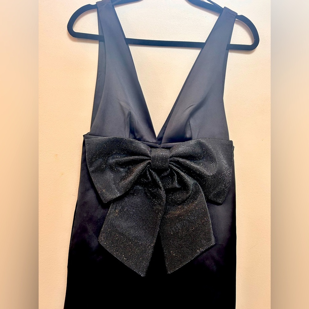 Zara Rhinestone Bow Dress